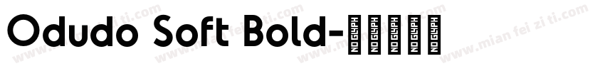 Odudo Soft Bold字体转换